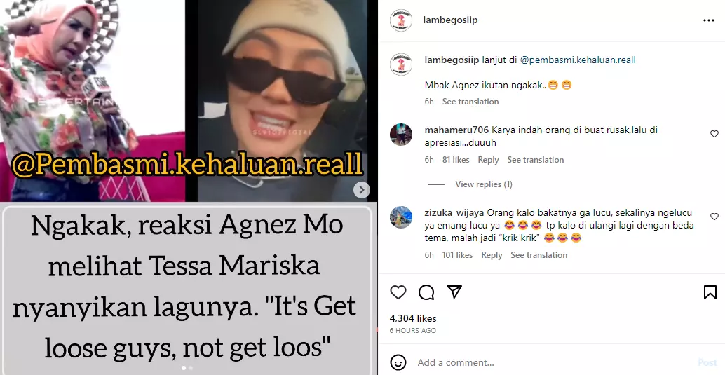 Agnez Mo Bereaksi Dengar Lagu Barunya Dinyanyikan Dengan Artikulasi ...