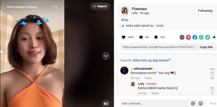 Lolly Putri Nikita Mirzani Pamer Rambut Kribo Ala Pacar Baru, Gaya Pacaran  LDR Terkuak