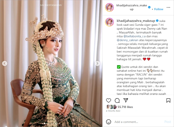 Make Up Bella Bonita di Acara Ngunduh Mantu Sempat Dikritik, Sang MUA ...