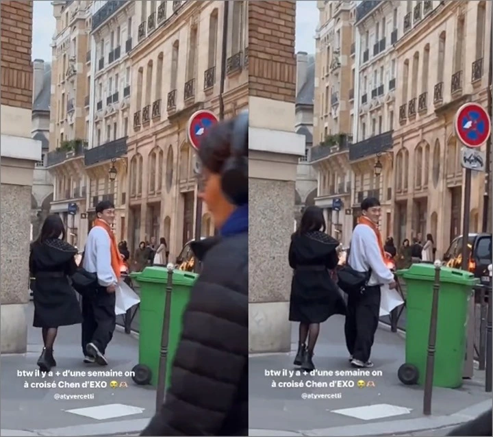 Chen EXO Jalan-Jalan di Paris, Diduga Bulan Madu Dengan Istri