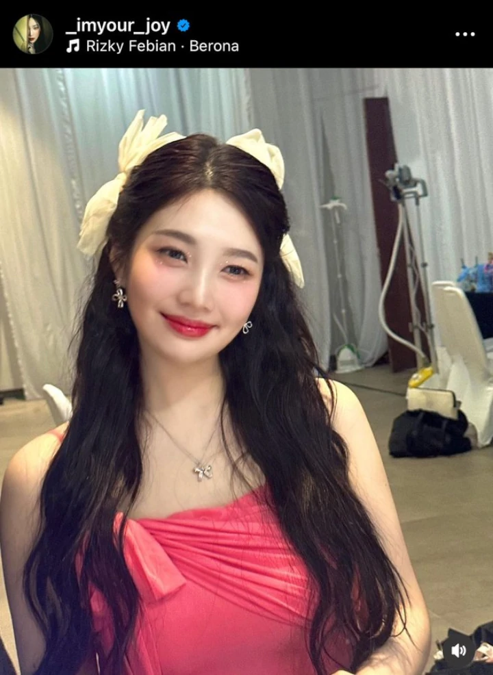Rizky Febian Diledek Salting Saat Ucap Terima Kasih ke Joy Red Velvet