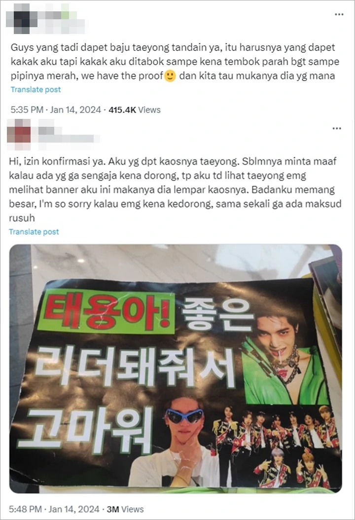 Aksi Taeyong NCT Lempar Baju ke Penonton Konser di Jakarta Berakhir Rusuh
