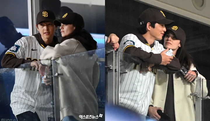 Hyun Bin dan Song Joong Ki Tuai Respons Beda saat Bawa Istri Nonton MLB Seoul Series 2024