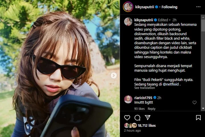 Kiky Saputri Klarifikasi Video Viral Senggol Nama Ayu Ting Ting Depan  Nagita Slavina