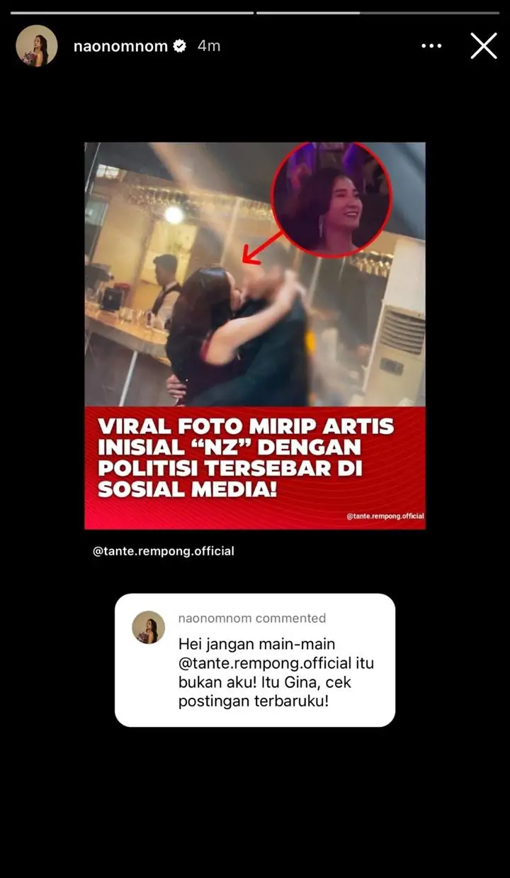 Naomi Zaskia Ungkap Sosok Asli Dalam Foto Intim dengan Politikus usai