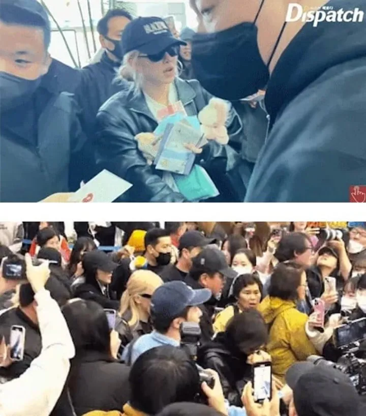 Sikap Jennie dan Rose BLACKPINK Hadapi Kekacauan Fans di Bandara Dibandingkan