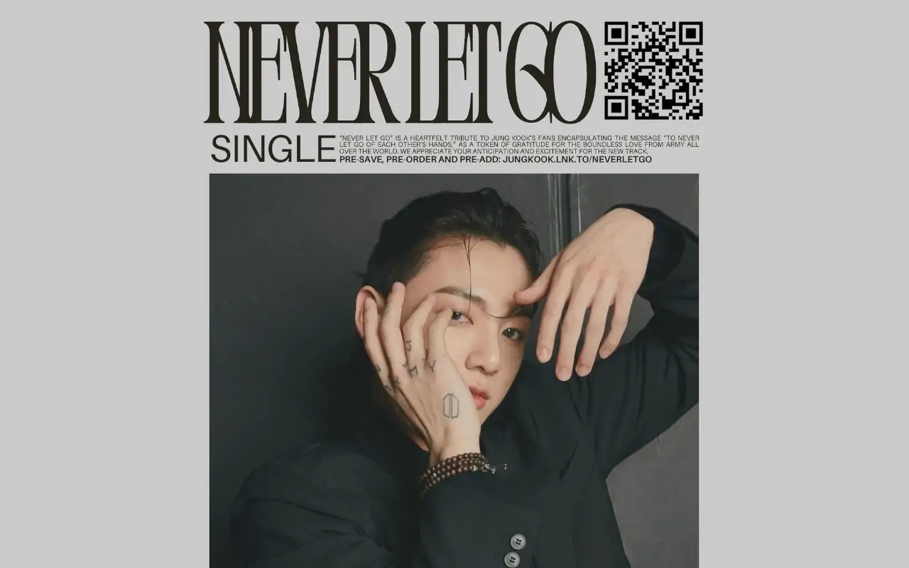 Jungkook BTS Amankan Posisi Teratas Chart Musik di 98 Negara Lewat 'Never Let Go'