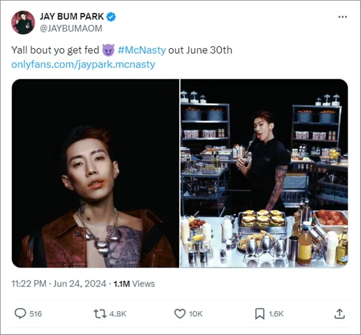 Jay Park Buat Gebrakan dengan Buka Akun OnlyFans