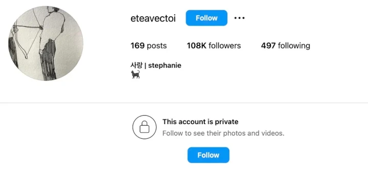 Terduga Pacar Byeon Woo Seok Gerak Cepat Private Akun Instagram