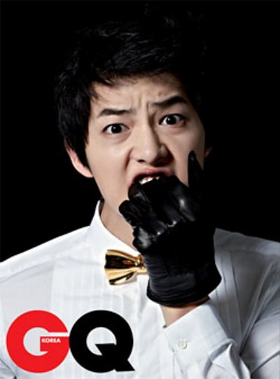 Gambar Foto Song Joong Ki di Majalah GQ Korea edisi Desember 2011
