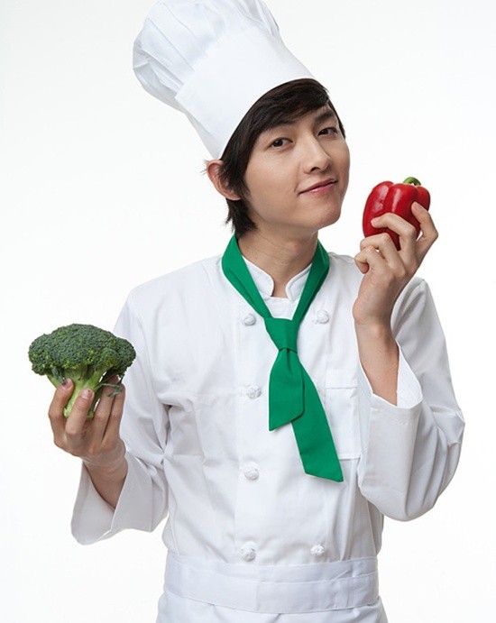 Gambar Foto Song Joong Ki untuk Promo Pizzaetang