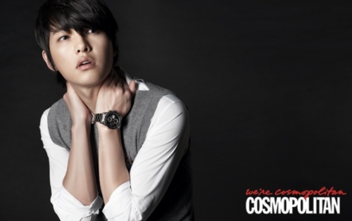 Gambar Foto Song Joong Ki untuk Majalah Cosmopolitan