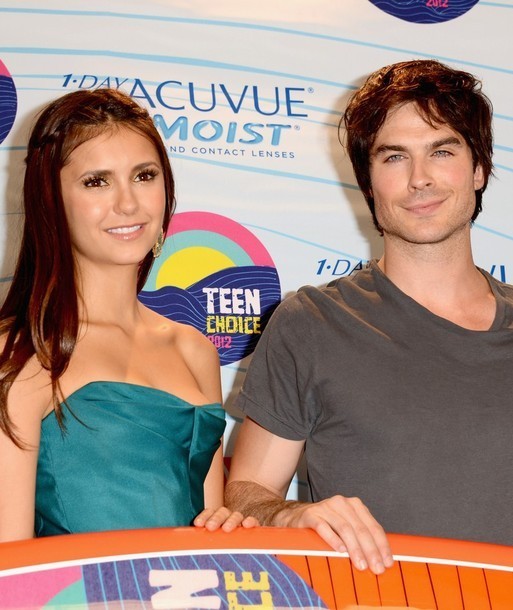 Gambar Foto Nina Dobrev dan Ian Somerhalder di Teen Choice Awards 2012