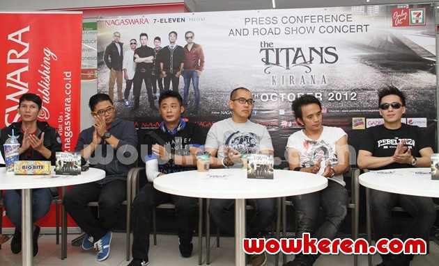 Gambar Foto The Titans Saat Peluncuran Album 'Kirana'