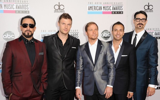 Gambar Foto Backstreet Boys di Red Carpet AMAs 2012