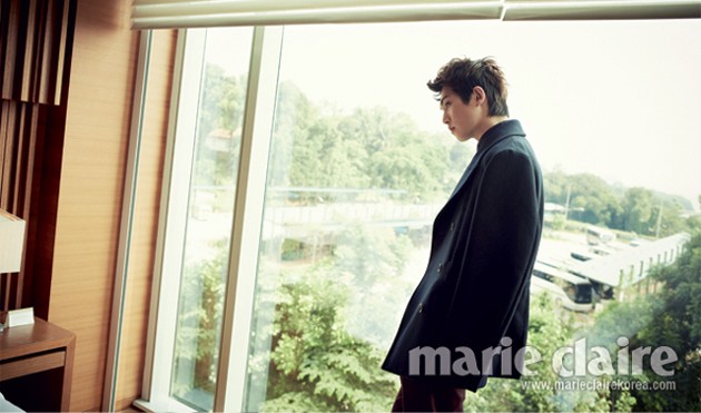 Gambar Foto Lee Jong Hyun CN Blue di majalah Marie Claire Edisi Januari 2013