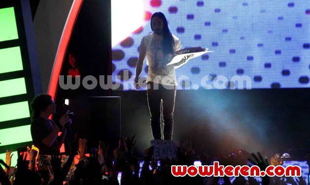 Gambar Foto Penampilan DJ Steve Aoki di 'Steve Aoki Premier Concert' Jakarta