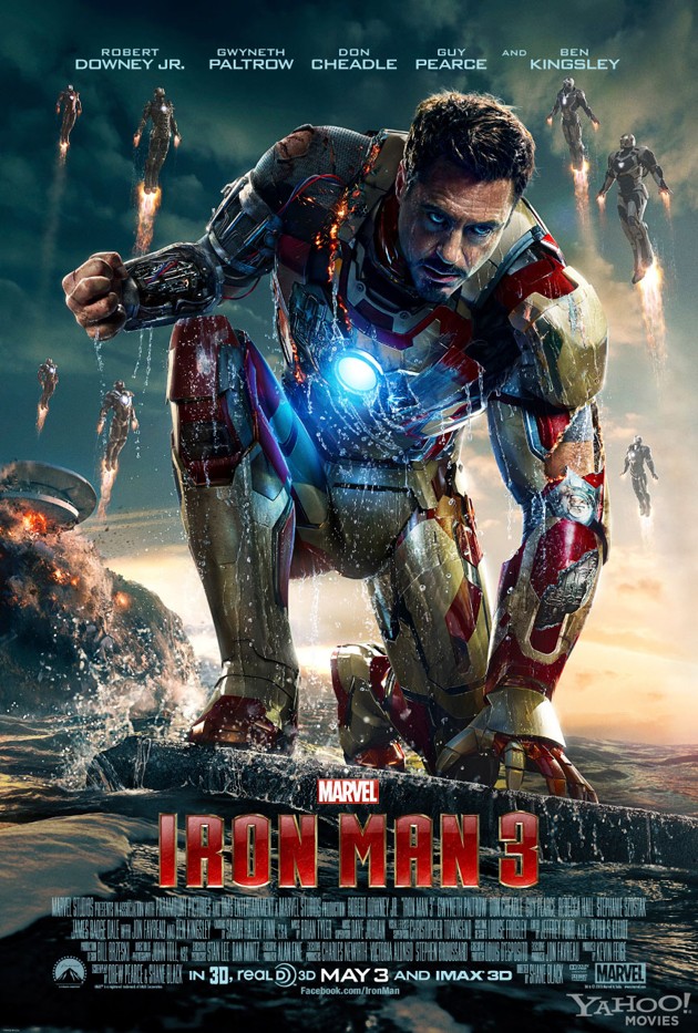 Gambar Foto Robert Downey Jr. di Poster Film 'Iron Man 3'