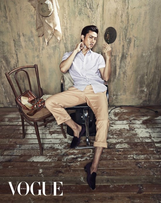 Gambar Foto Taecyeon 2PM di Majalah Vogue Edisi Juni 2013