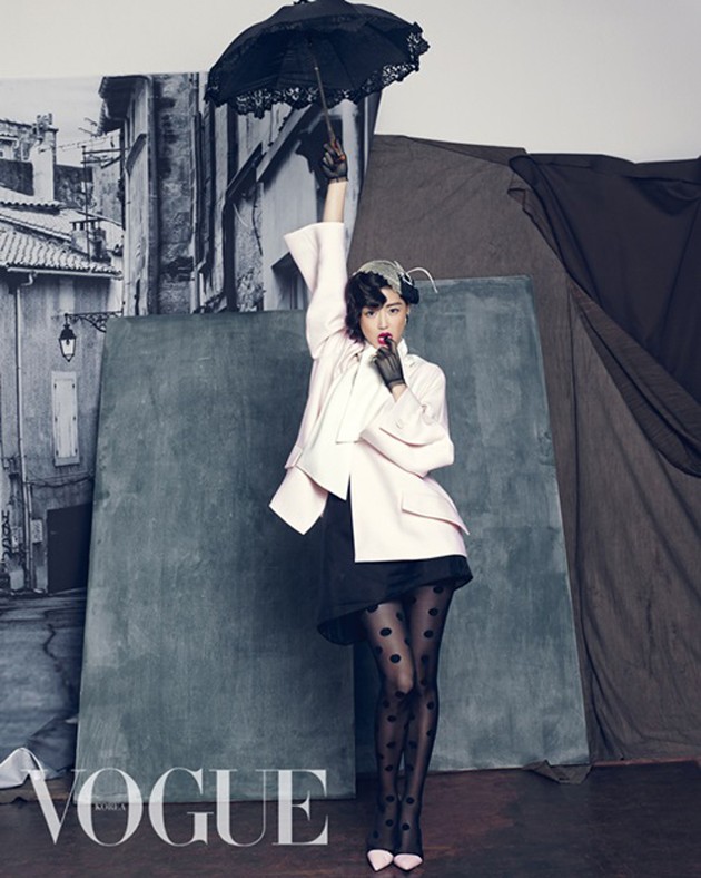 Gambar Foto Jun Ji Hyun di Majalah Vogue Edisi September 2013