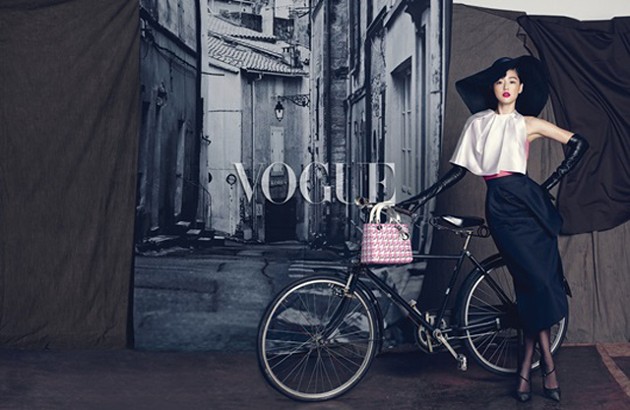 Gambar Foto Jun Ji Hyun di Majalah Vogue Edisi September 2013