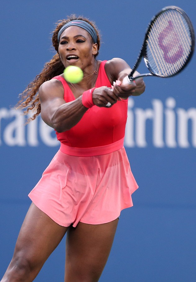 Gambar Foto Serena Williams Melawan Victoria Azarenka di Final US Open 2013