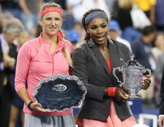 Gambar Foto Victoria Azarenka dan Serena Williams Berfoto Bersama