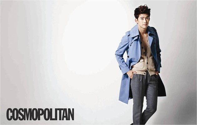 Gambar Foto Taecyeon 2PM di Majalah Cosmopolitan Edisi September 2013