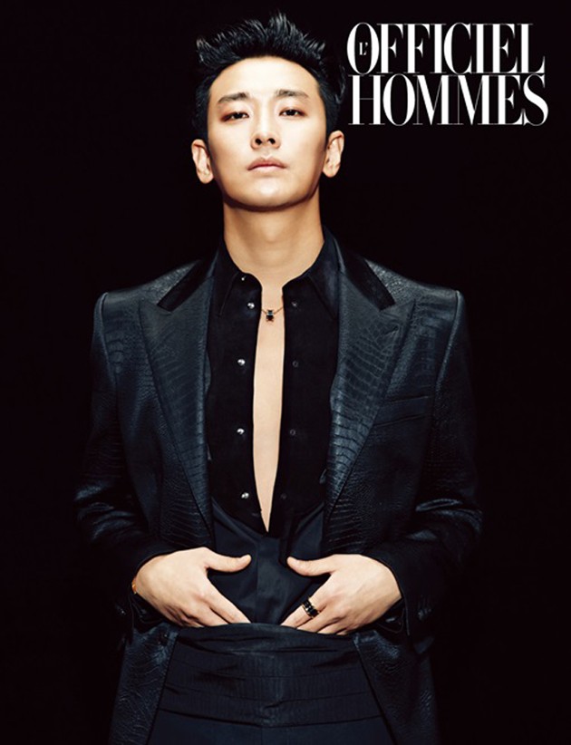 Gambar Foto Joo Ji Hoon di Majalah L'Officiel Hommes Edisi Desember 2013