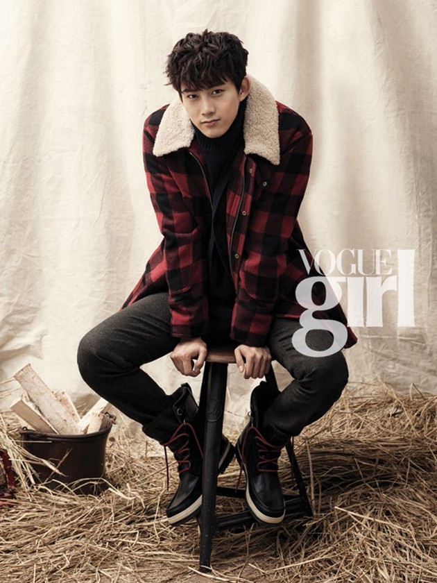 Gambar Foto Taecyeon 2PM di Majalah Vogue Girl Edisi Desember 2013