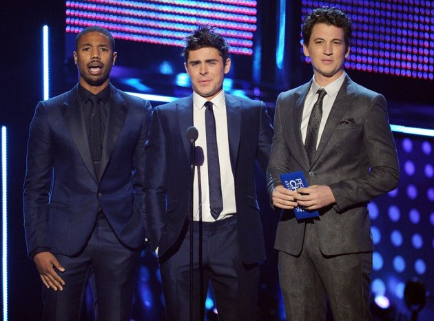 Gambar Foto Michael B. Jordan, Zac Efron dan Miles Teller di People's Choice Awards 2014