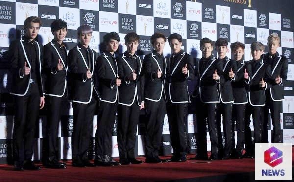 Gambar Foto EXO Hadir di Seoul Music Awards 2014