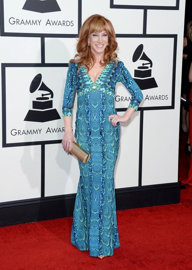 Gambar Foto Kathy Griffin di Red Carpet Grammy Awards 2014