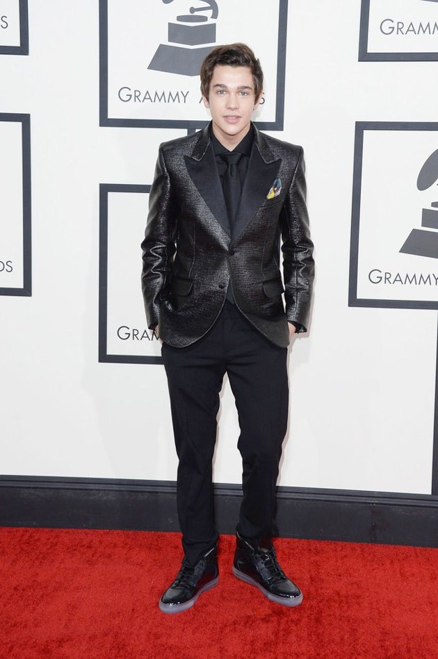 Gambar Foto Austin Mahone di Red Carpet Grammy Awards 2014