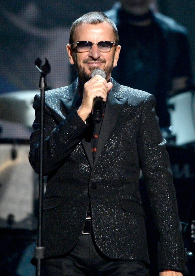 Gambar Foto Penampilan Ringo Starr di Panggung Grammy Awards 2014