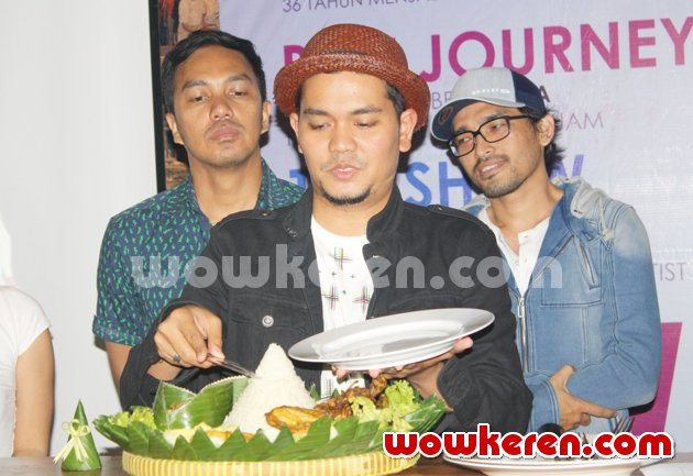 Gambar Foto Indra Bekti Saat Jumpa Pers Launching Album 'Inbektrough'