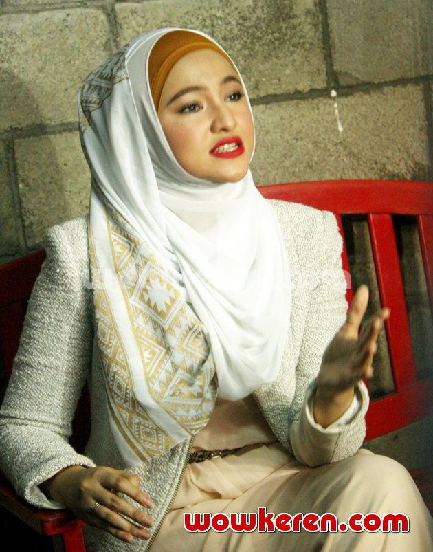 Gambar Foto Marshanda Saat Ditemui di Studio Hanggar, Jakarta Selatan
