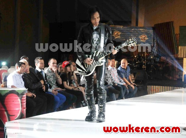 Gambar Foto Piyu Padi di Acara New Rock Fashion Weekend Jakarta 2014