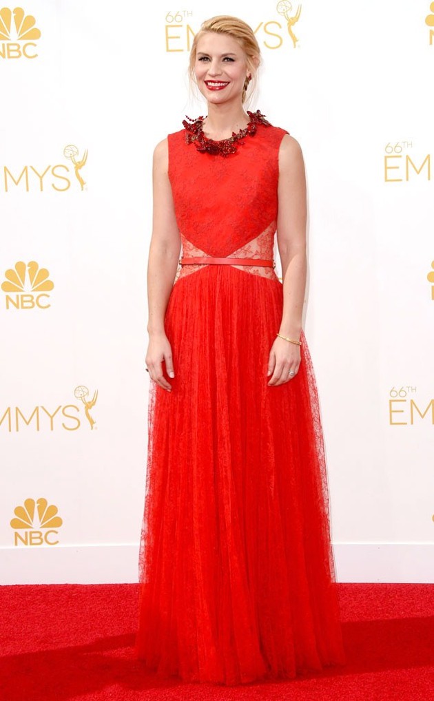 Gambar Foto Claire Danes di Red Carpet Emmy Awards 2014