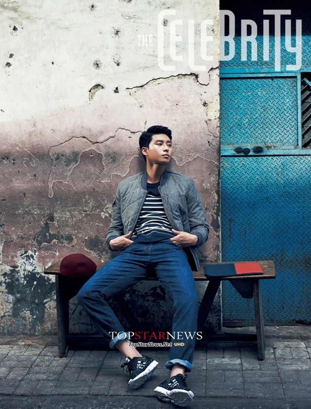 Gambar Foto Park Seo Joon di Majalah The Celebrity Edisi September 2014