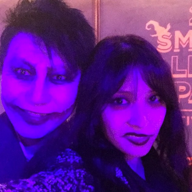 Gambar Foto BoA dan Aktor Kim Soo Ro di Pesta Halloween SM Entertainment