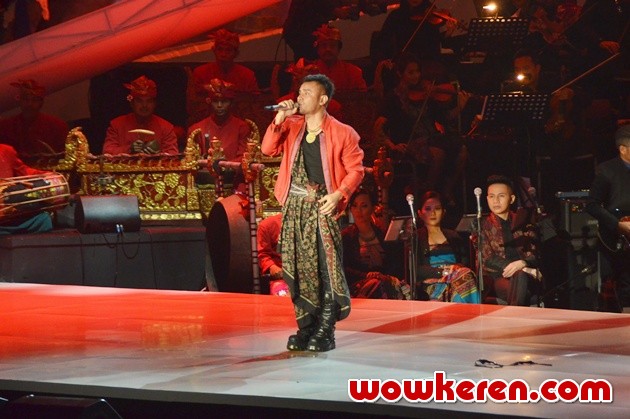 Gambar Foto Penampilan Judika di Konser 'Satu Indonesia'