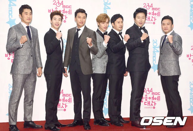 Gambar Foto Para Pengisi Acara 'Real Men' di Red Carpet MBC Entertainment Awards 2014