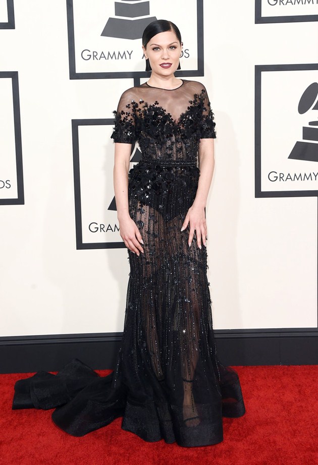 Gambar Foto Jessie J di Red Carpet Grammy Awards 2015