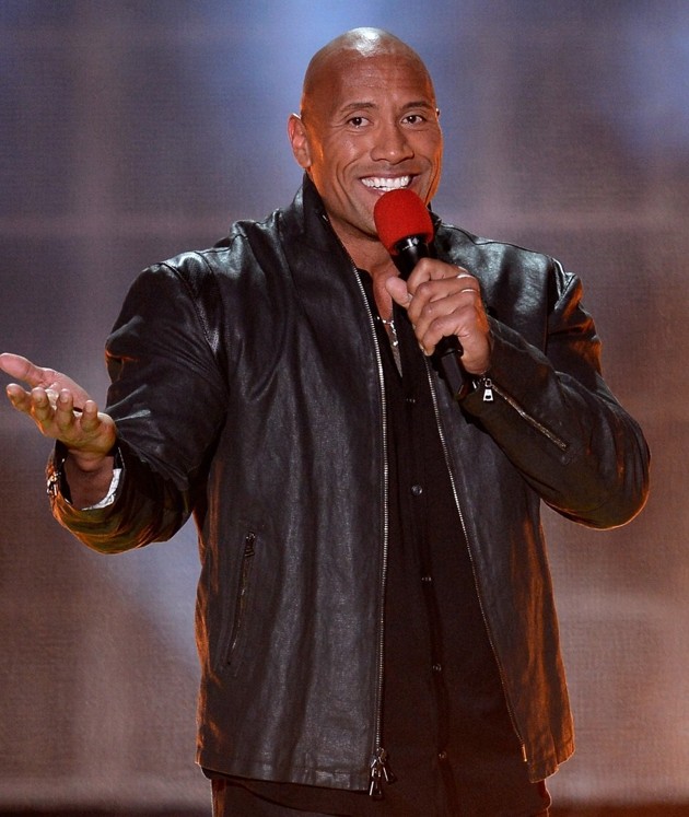 Gambar Foto Dwayne Johnson di MTV Movie Awards 2015