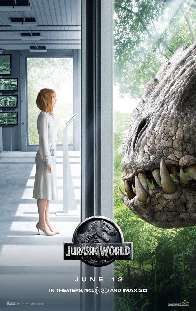 Gambar Foto Bryce Dallas Howard di Poster Film 'Jurassic World'