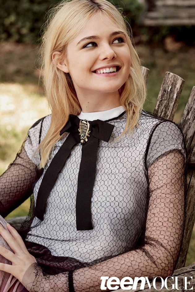 Gambar Foto Elle Fanning Di Majalah Teen Vogue Edisi Oktober 2015