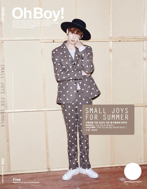 Gambar Foto Nichkhun 2PM di Majalah Oh Boy! Vol.59