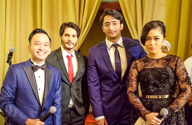 Gambar Foto Ruben Onsu, Ravi Bhatia, Shaheer Sheikh dan Gracia Indri Hadir di Pernikahan Nabila Syakieb