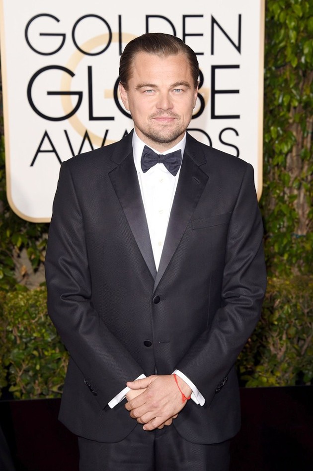 Gambar Foto Leonardo DiCaprio di Red Carpet Golden Globes Awards 2016